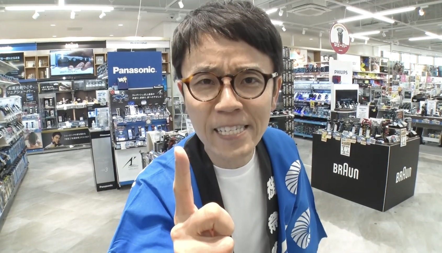 市川と家電を買いに行...